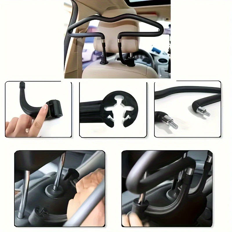 Car Clothes Hanger for Headrest - Image 3
