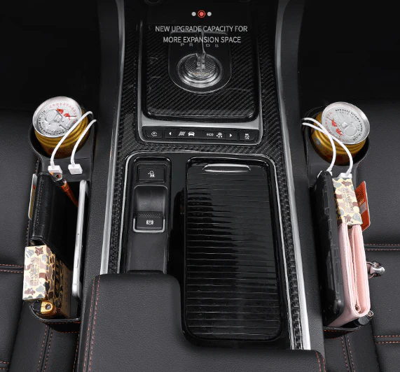 Car Seat Organizer in Leather – DriveMate Style - Image 4