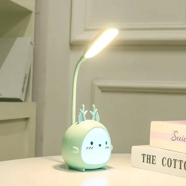 Cartoon LED Table Lamp with Adjustable Neck – Soft Light for Eye Comfort - Image 3