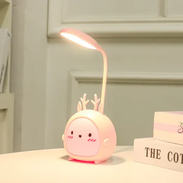 Cartoon LED Table Lamp with Adjustable Neck – Soft Light for Eye Comfort - Image 5