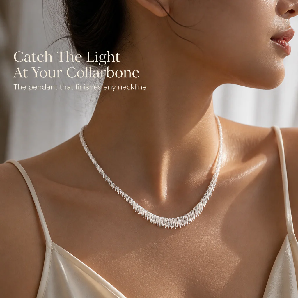 CascadeLuxe™ — Flowing Gold Elegance That Keeps You Comfortable All Day