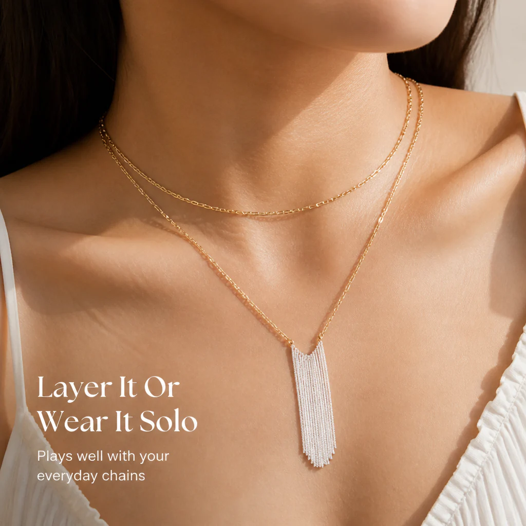CascadeLuxe™ — Flowing Gold Elegance That Keeps You Comfortable All Day - Image 6