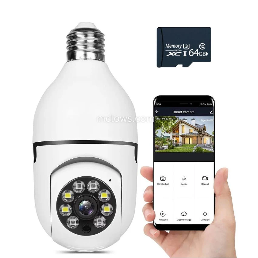 CCTV Security Camera | 360° Surround View | Full HD Night Vision | BulbCam360 - Image 13