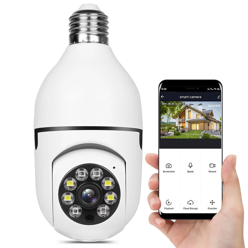 CCTV Security Camera | 360° Surround View | Full HD Night Vision | BulbCam360 - Image 15