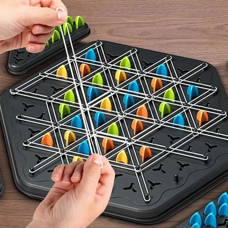 Chain Triangle Puzzle Game – Sophisticated Logic Game for 2–4 Participants - Image 4