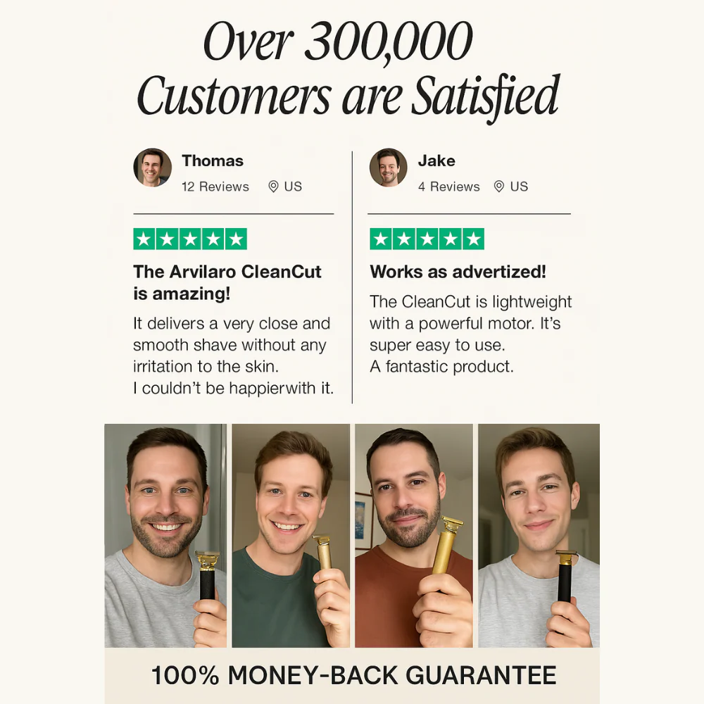 CleanCut™ – Barbershop Results at Home | 1+1 FREE (FLASH SALE) - Image 6