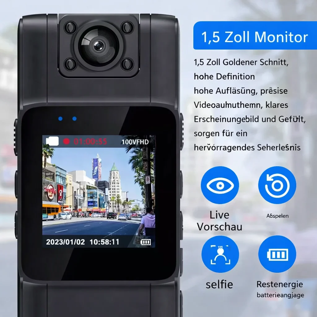 Compact Camera | 4K Video | Swivel Lens | SecureCam - Image 2