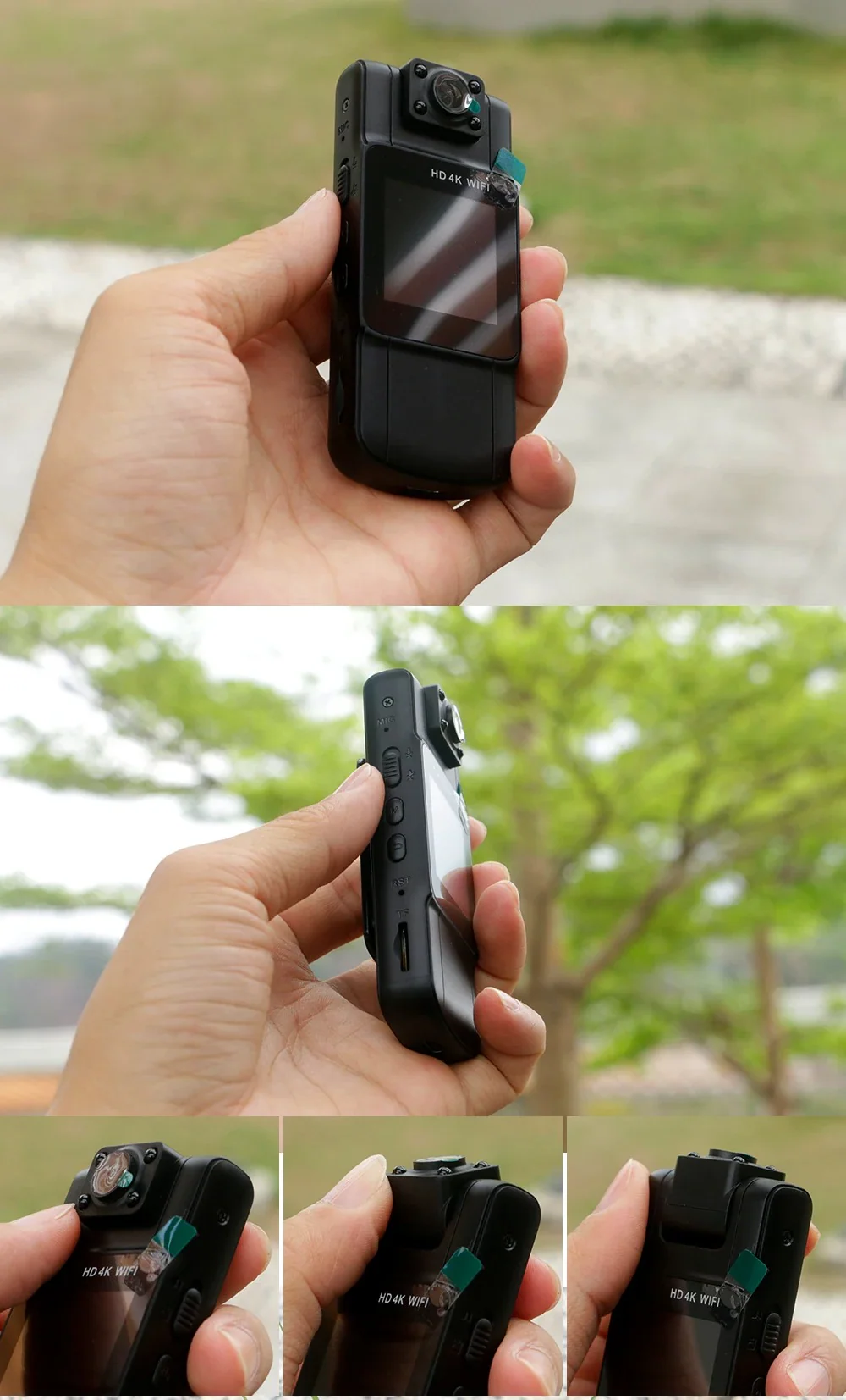 Compact Camera | 4K Video | Swivel Lens | SecureCam - Image 8