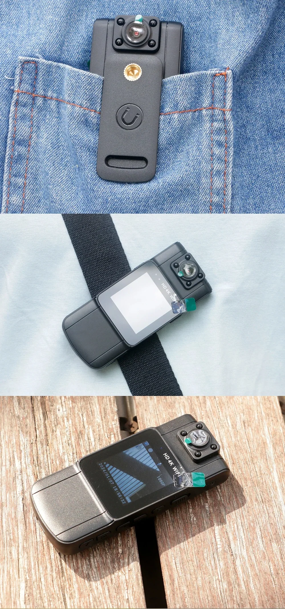 Compact Camera | 4K Video | Swivel Lens | SecureCam - Image 9