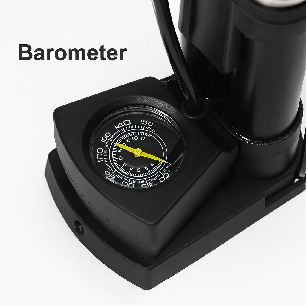 Compact Foot Pump with High Pressure & Pressure Gauge - Image 5