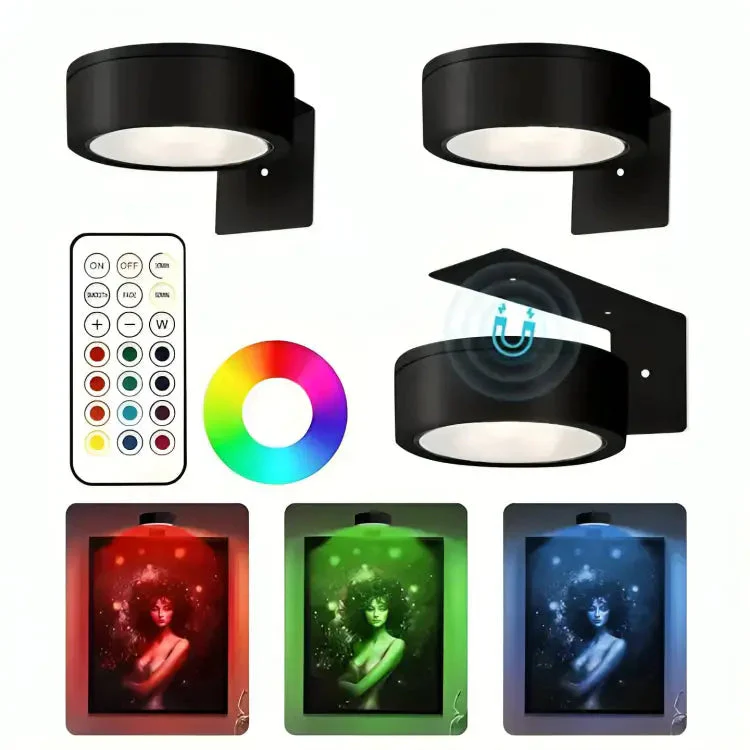 Convert Any Photo Into Art – Gallery Lighting Without Drills & Cable-Free Installation - Image 8