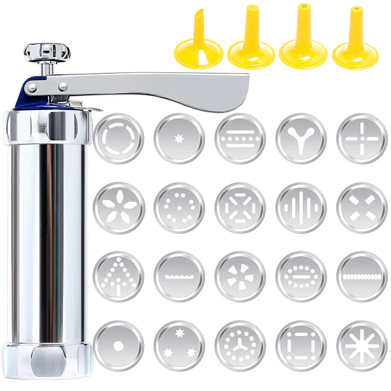 Cookies | Aluminum Dough Stampler | Piped Pastries and Decorating | Bakezy - Image 3