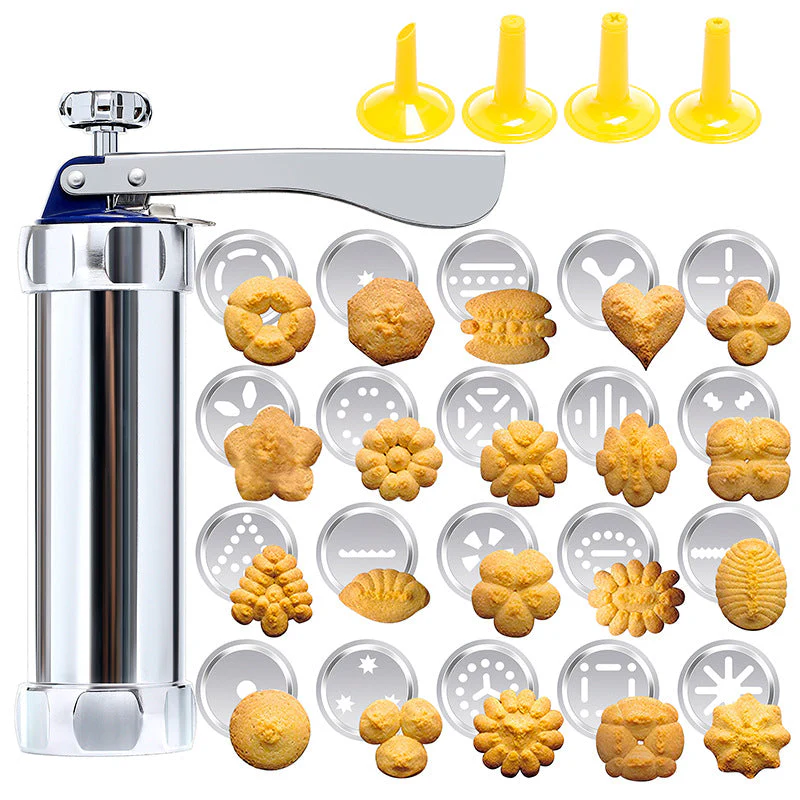 Cookies | Aluminum Dough Stampler | Piped Pastries and Decorating | Bakezy - Image 7