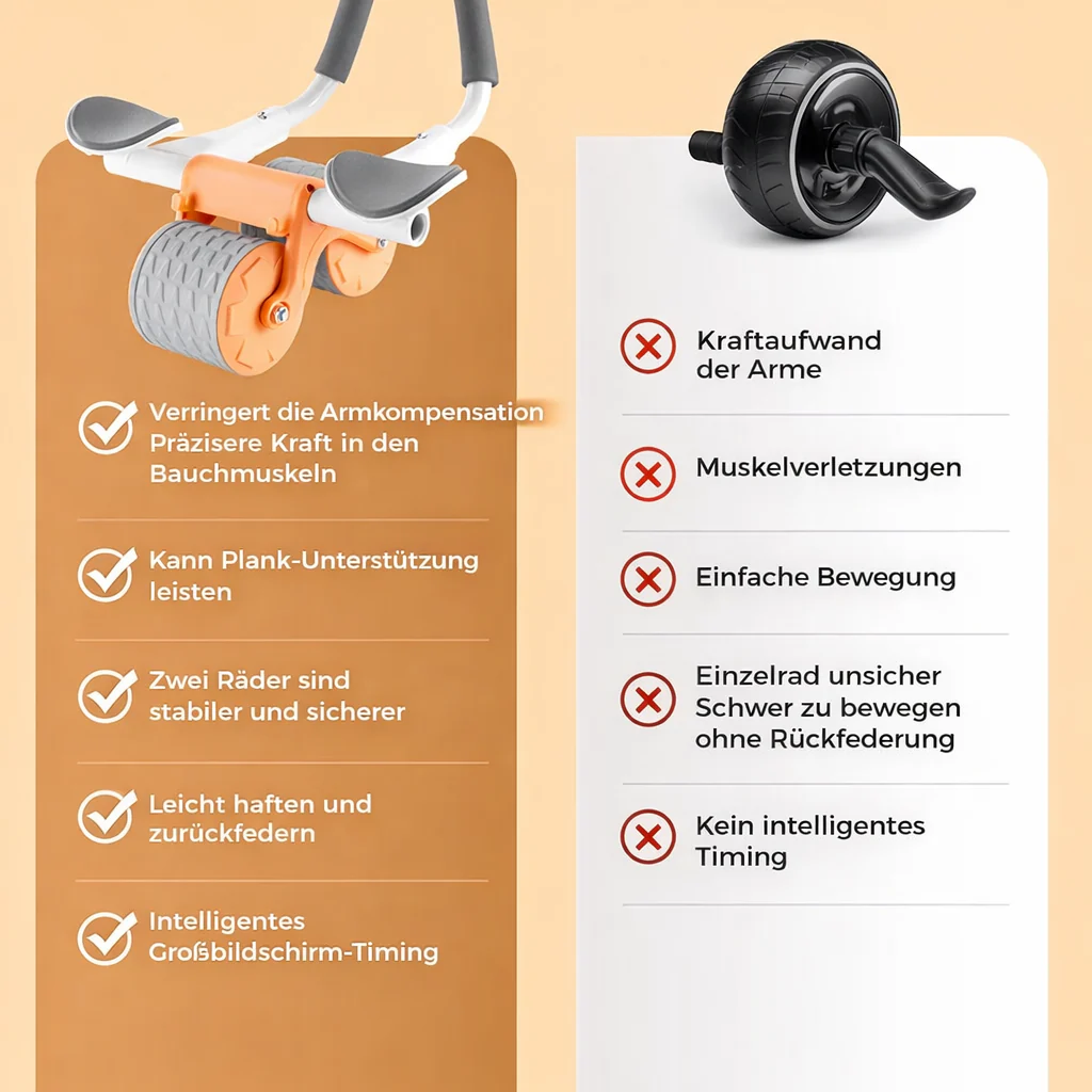 Core Strength Training Wheel – Equipment for Controlled Core Workouts - Image 4