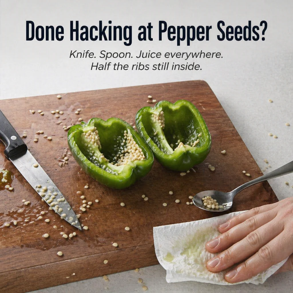 CoreEase™ — Hollow Out Peppers, Apples & Pears in One Clean Twist - Image 2