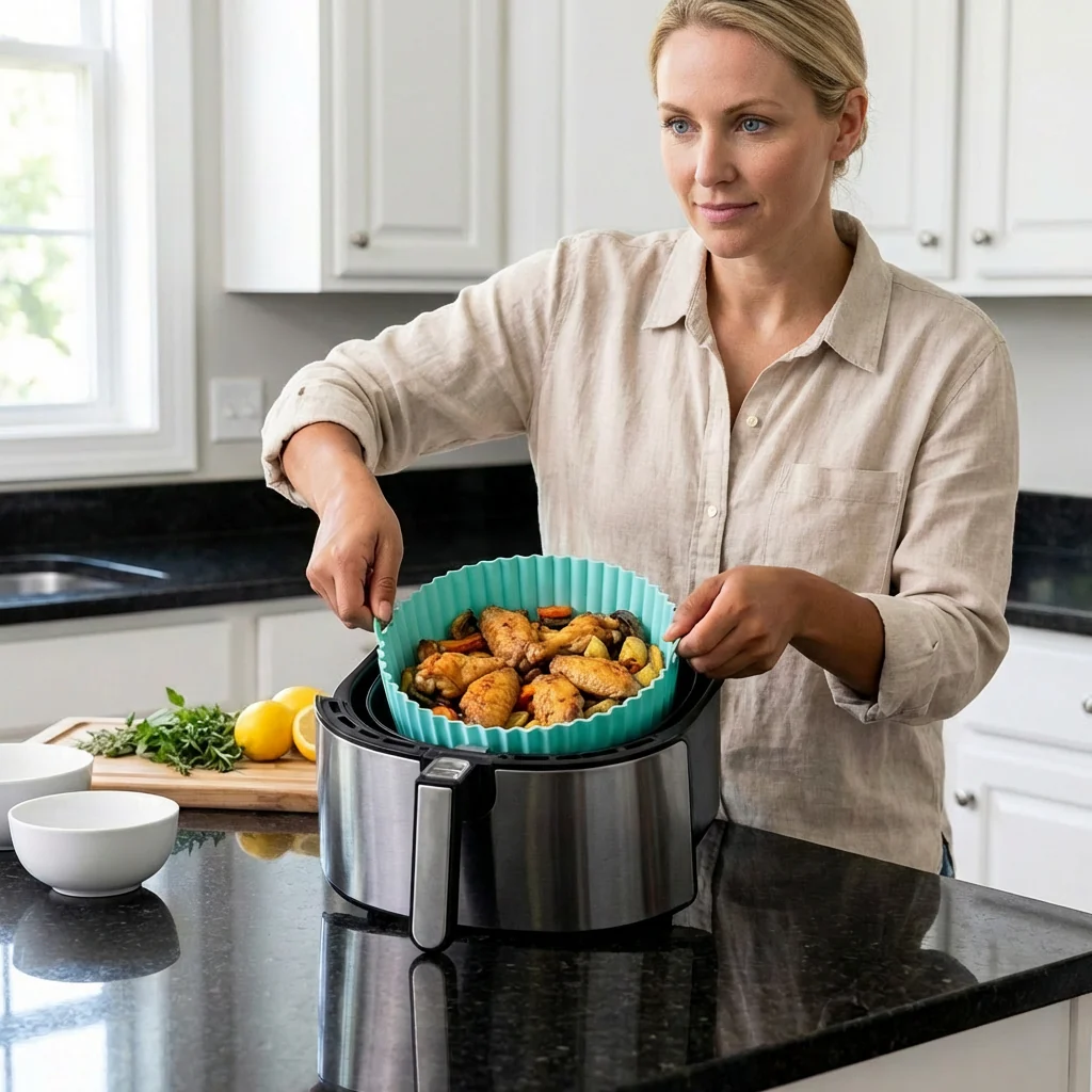CrispEase – Non-Stick Cooking Aid for Easy Crisping and Quick Cleaning - Image 2