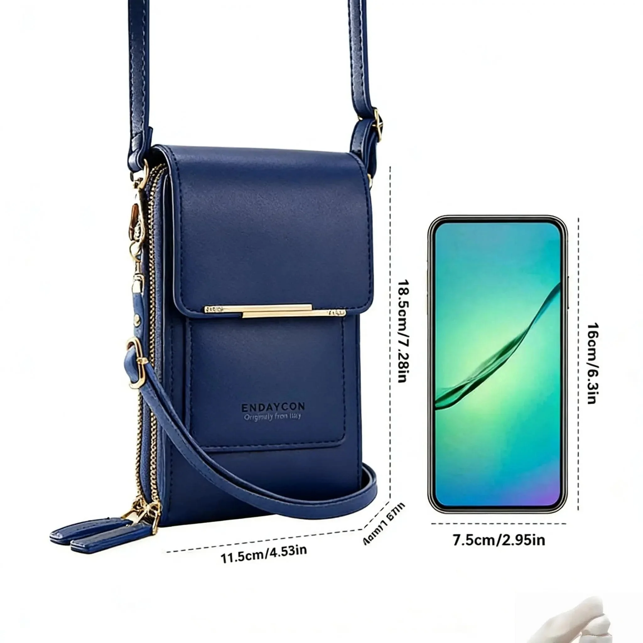 Crossbody Bag with Touchscreen Window - Image 8