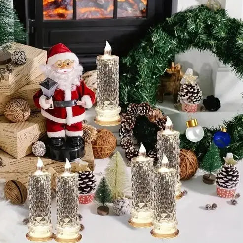 Crystal Glow LED Candles – Radiant Light Moments for the Holiday Season - Image 3