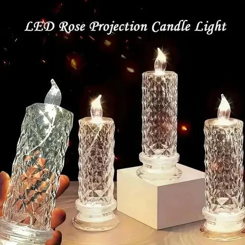 Crystal Glow LED Candles – Radiant Light Moments for the Holiday Season - Image 6