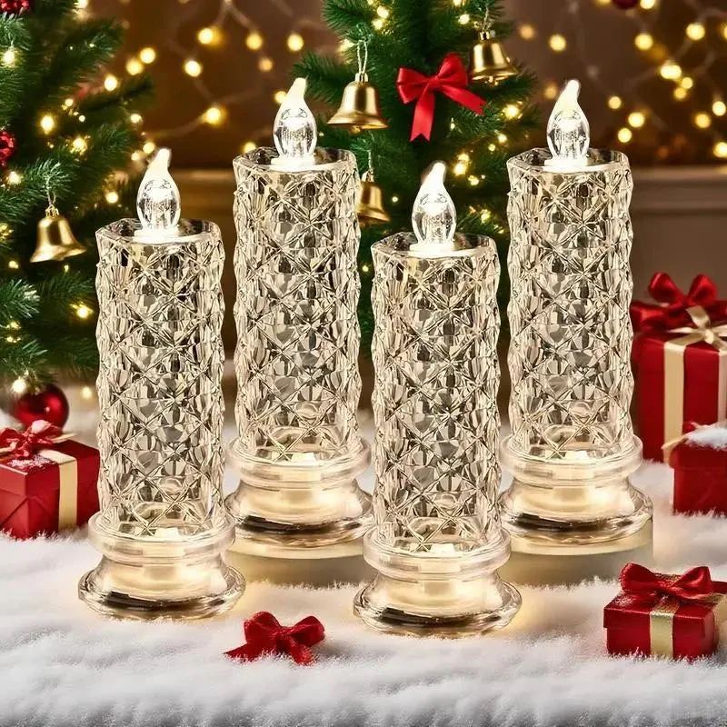 Crystal Glow LED Candles – Radiant Light Moments for the Holiday Season - Image 9
