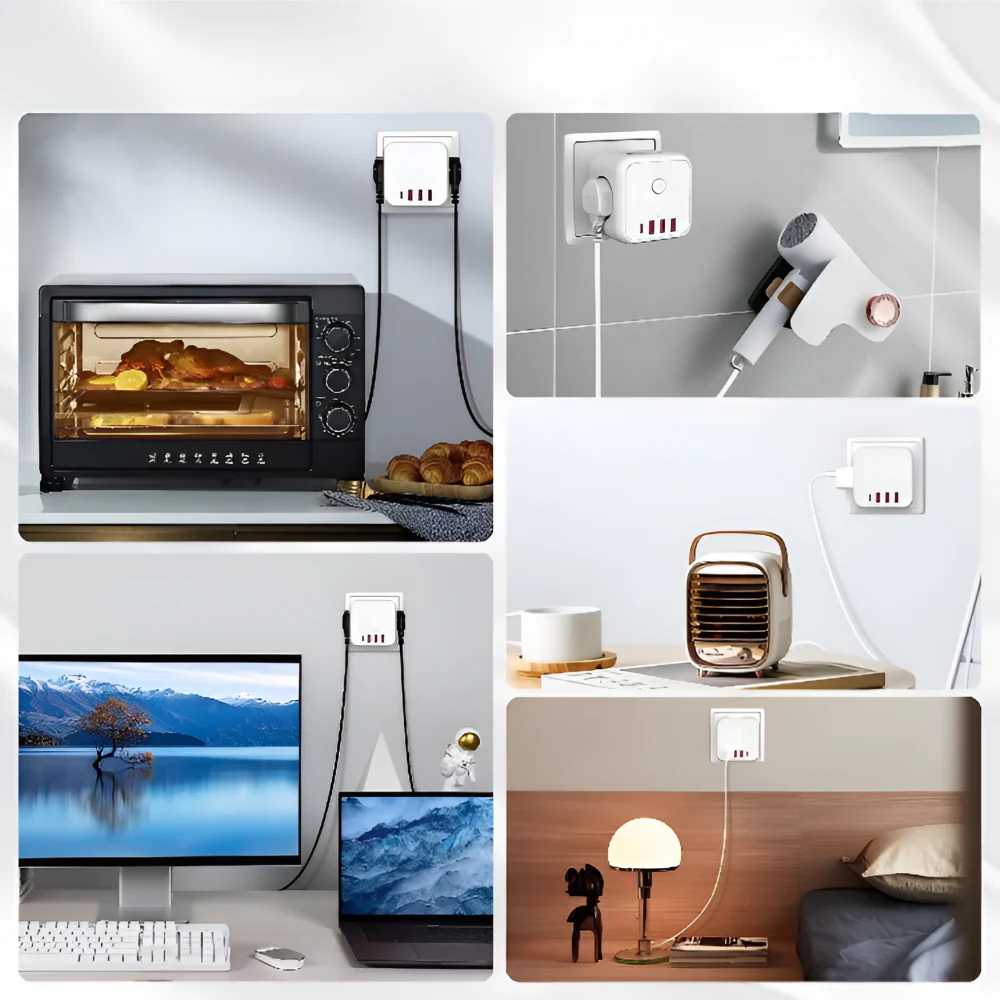 Cube Power Board | Multi-Socket | Overload Safety with On-Off Switch | PowerCube - Image 6