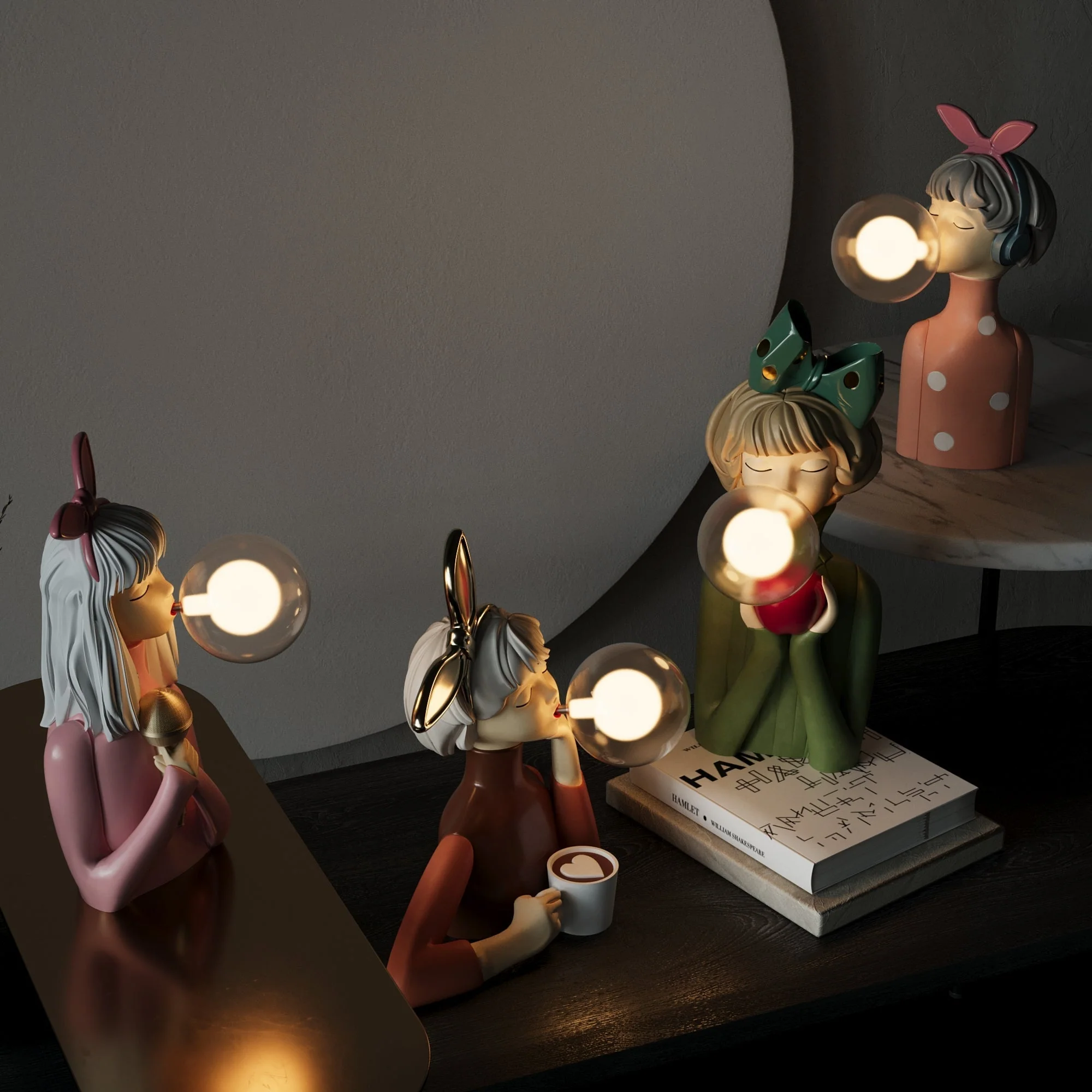DecoGlam | Artisan Sisters Table Lamp - Image 5