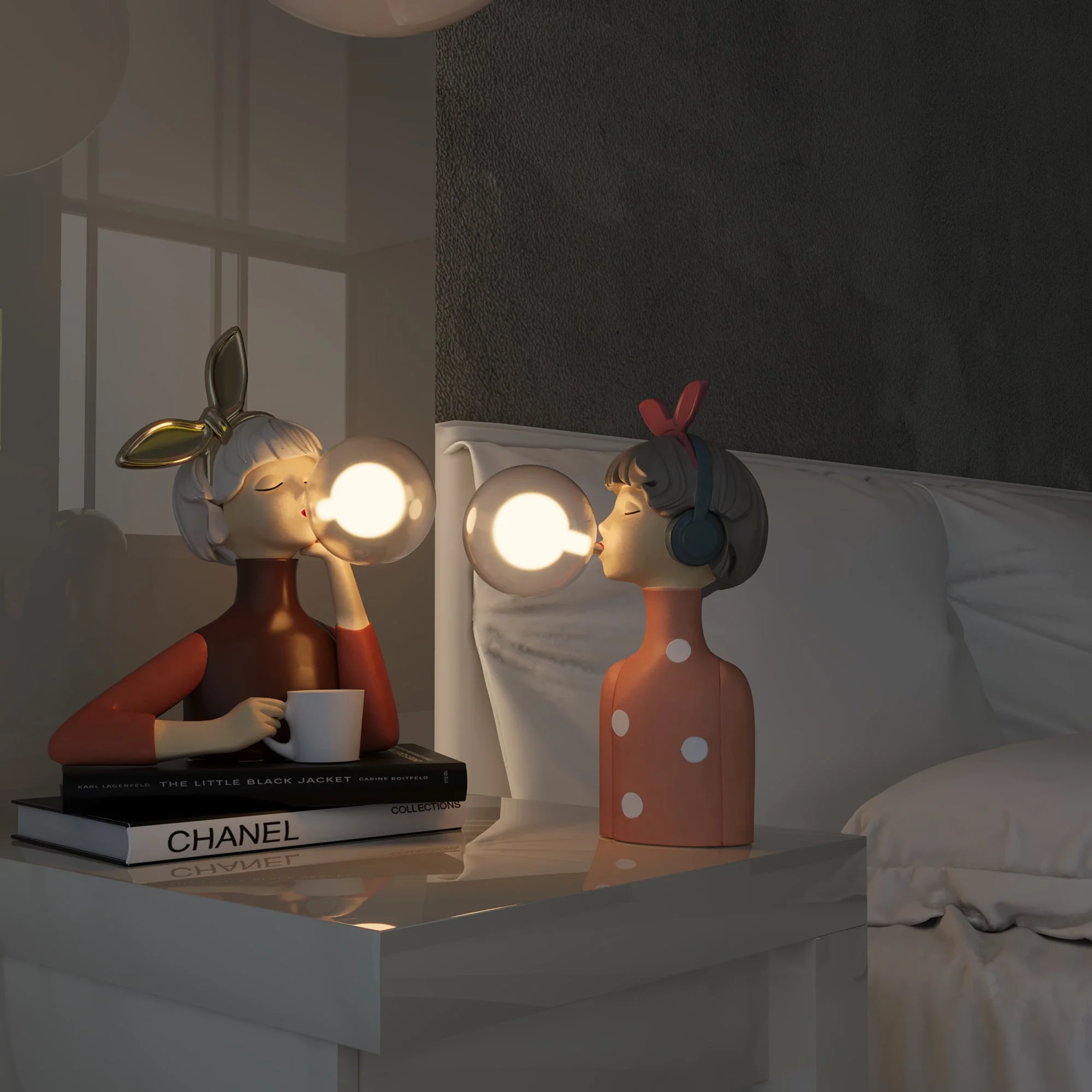 DecoGlam | Artisan Sisters Table Lamp - Image 7