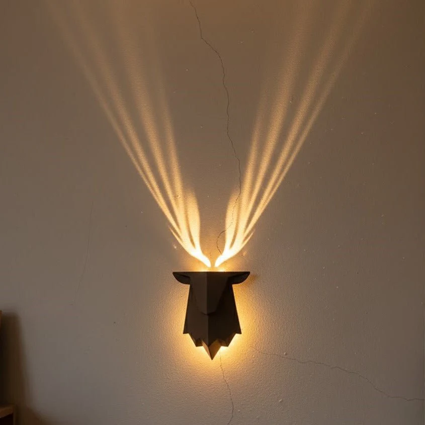 Deer-Shaped Wall Lamp with Dimming Feature and Remote Control - Image 5