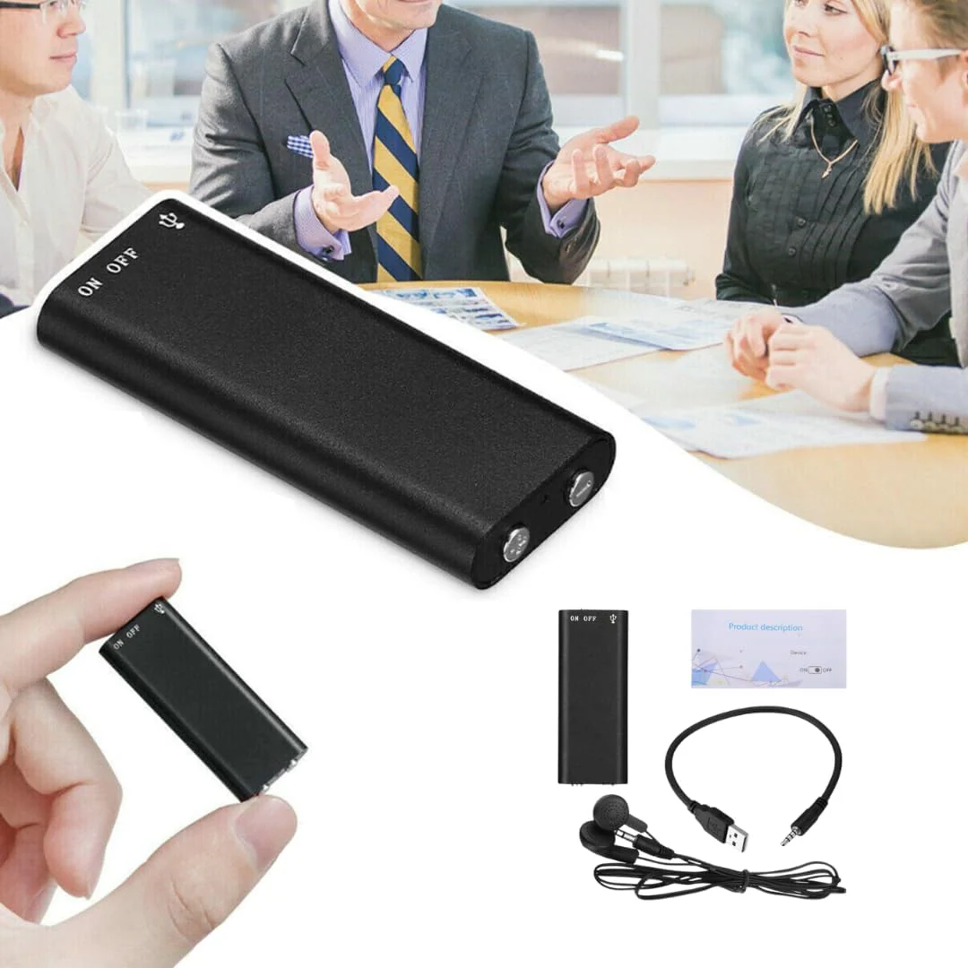 Dictation Device | Compact Audio Recorder | Single Button Recording | MicroSpy - Image 10