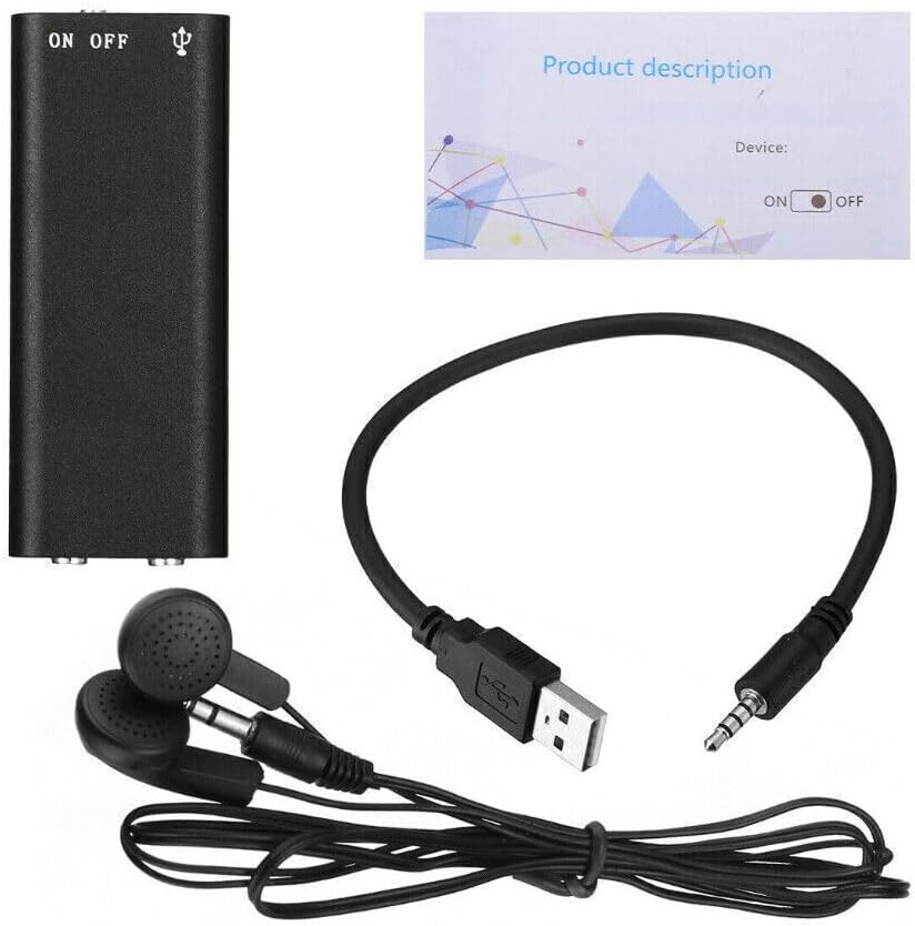 Dictation Device | Compact Audio Recorder | Single Button Recording | MicroSpy - Image 8