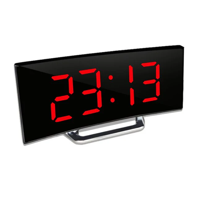 Digital Timepiece | LED Mirror Alarm Display | Auto-Dimming Anti-Glare | CurveClock - Image 10