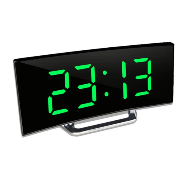Digital Timepiece | LED Mirror Alarm Display | Auto-Dimming Anti-Glare | CurveClock - Image 7