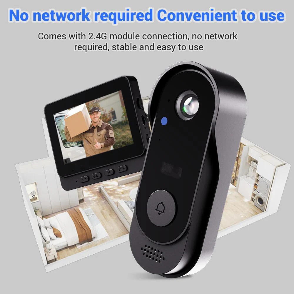 Doorbell Camera | Real-Time View and Two-Way Talk | Night Vision Enabled | RingCam - Image 10