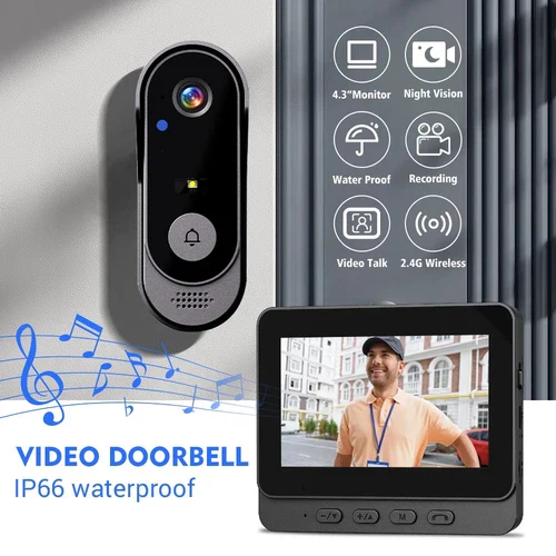 Doorbell Camera | Real-Time View and Two-Way Talk | Night Vision Enabled | RingCam - Image 11