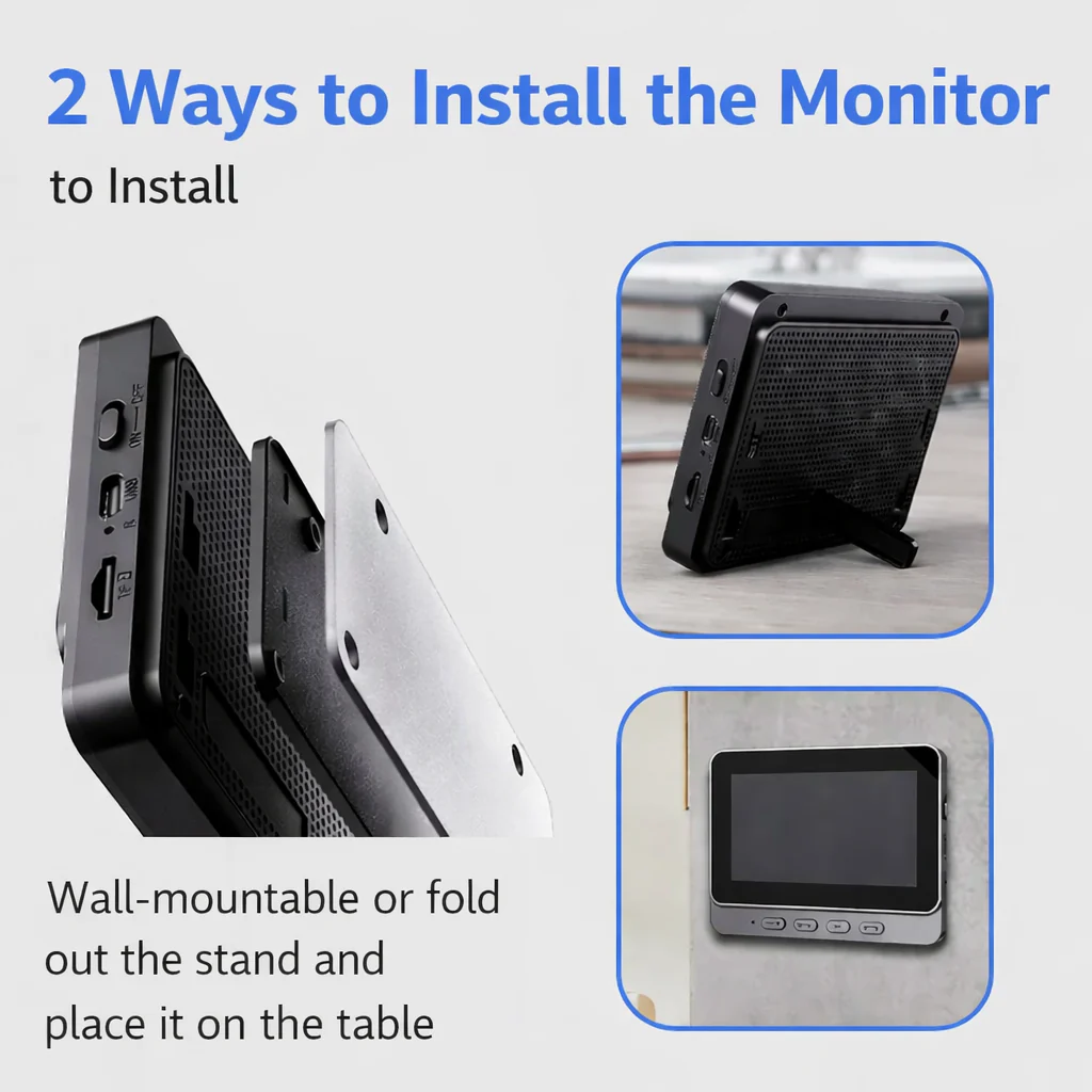 Doorbell Camera | Real-Time View and Two-Way Talk | Night Vision Enabled | RingCam - Image 3