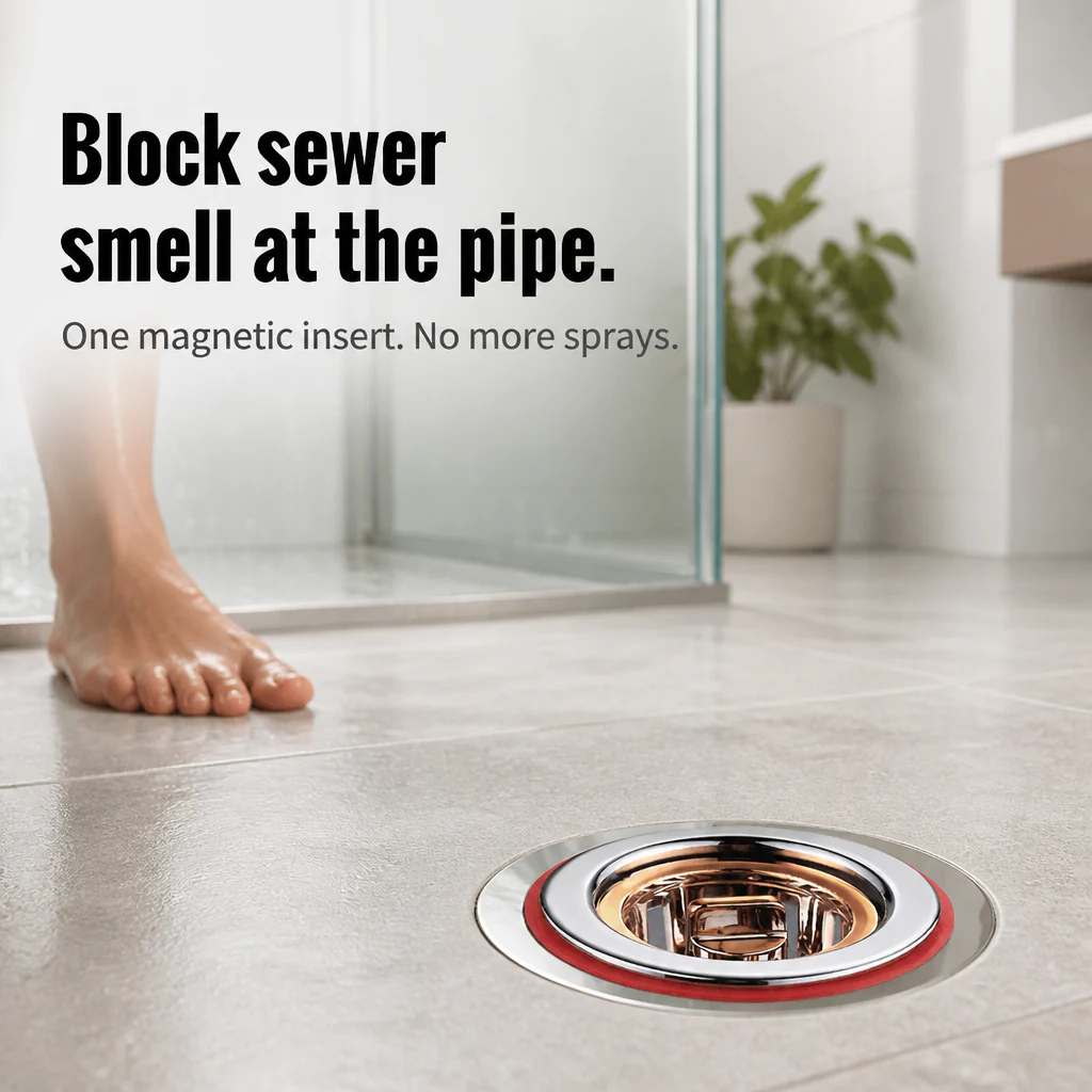 DrainGuard™ — Seal Off Sewer Smell and Stop Bugs Coming Up Your Drain