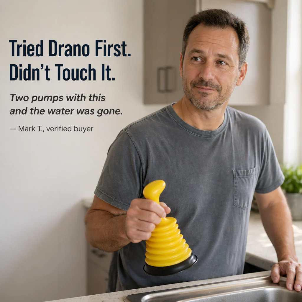 DrainMight™ — Pop Stubborn Sink Clogs in Seconds Without the Mess - Image 7