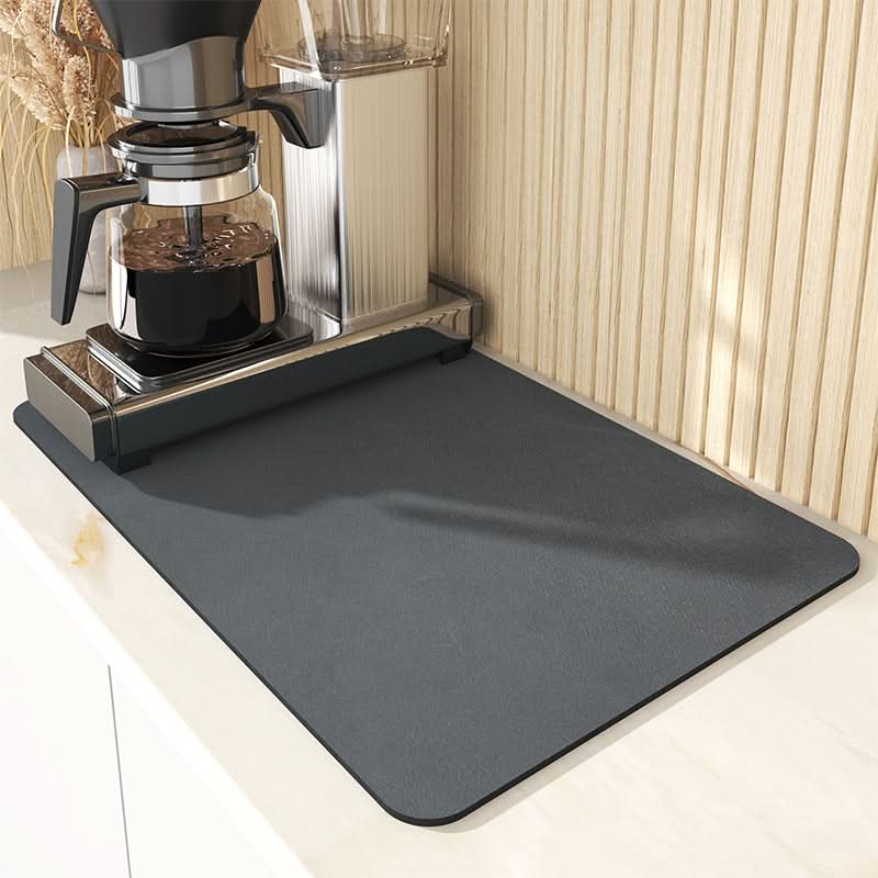 Drip Pad | Diatomite Kitchen Mat Fast-Drying | Maintains Dry Countertop | DishDryer - Image 17