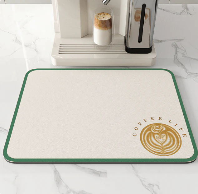 Drip Pad | Diatomite Kitchen Mat Fast-Drying | Maintains Dry Countertop | DishDryer - Image 20