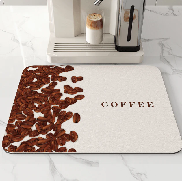 Drip Pad | Diatomite Kitchen Mat Fast-Drying | Maintains Dry Countertop | DishDryer - Image 8