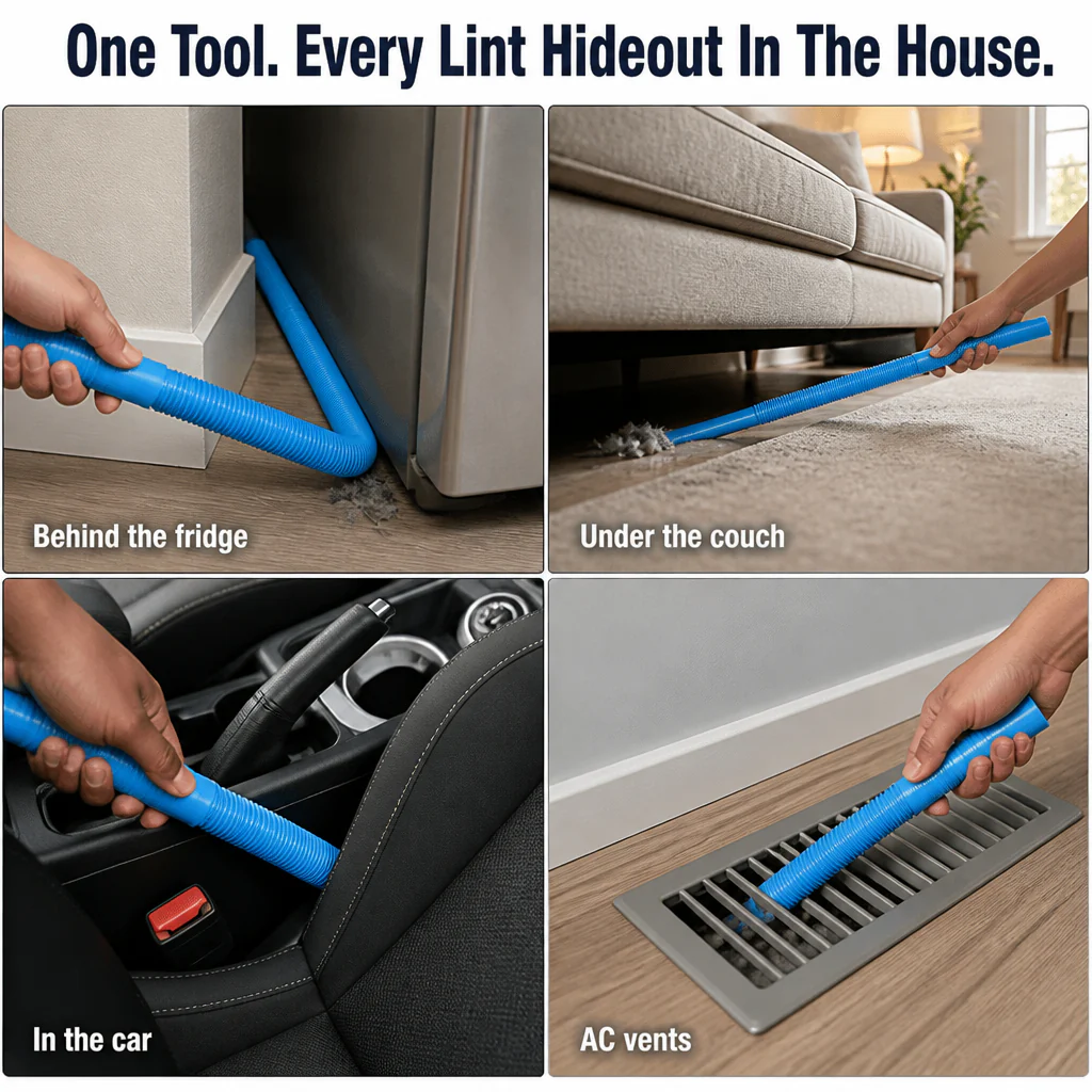 DryVentEase™ — Pull Out Hidden Lint, Cut Fire Risk, Dry Clothes Faster - Image 6