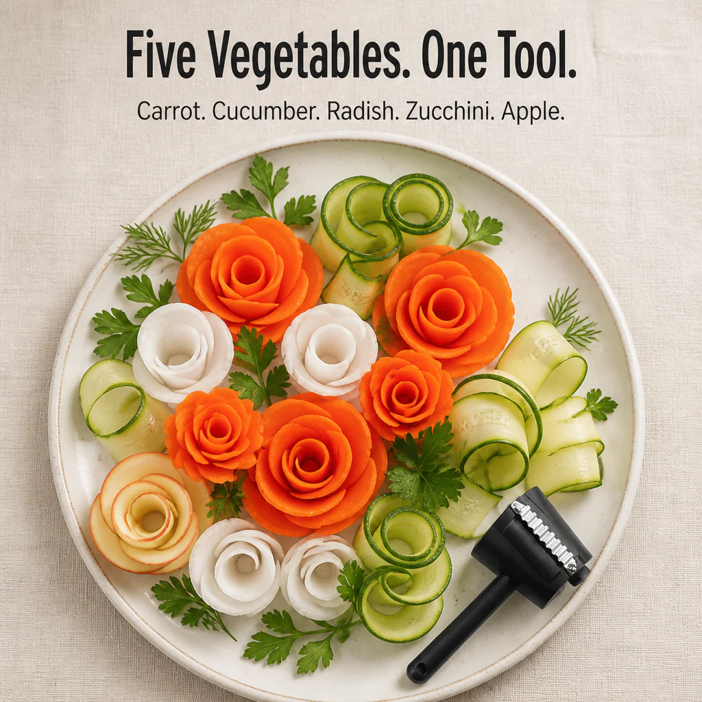 BloomCurl™ — Roll Carrots Into Restaurant-Style Roses in Under 60 Seconds - Image 5