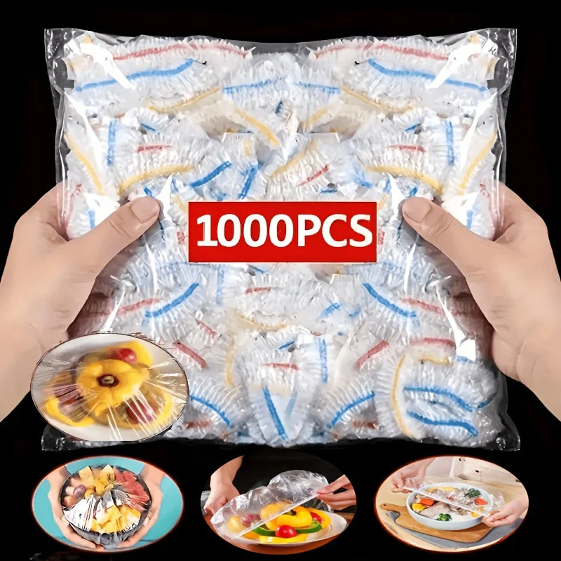 Elastic Food Storage Covers, 1000 Pieces, Made of PE - Image 2