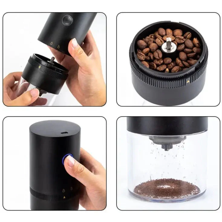 Electric Coffee Mill | Variable Grind Settings | USB Rechargeable | KaffeeKompakt - Image 6