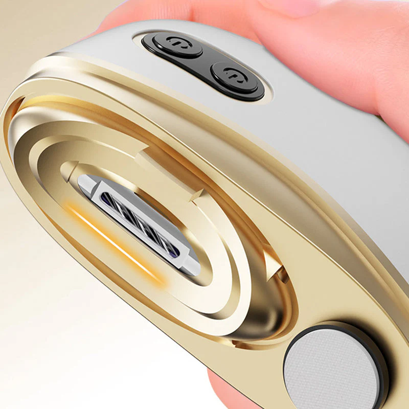 Electric Nail Clipper with LED Light and Polisher - Image 2