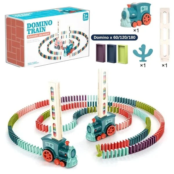 Electric Train for Endless Domino Fun