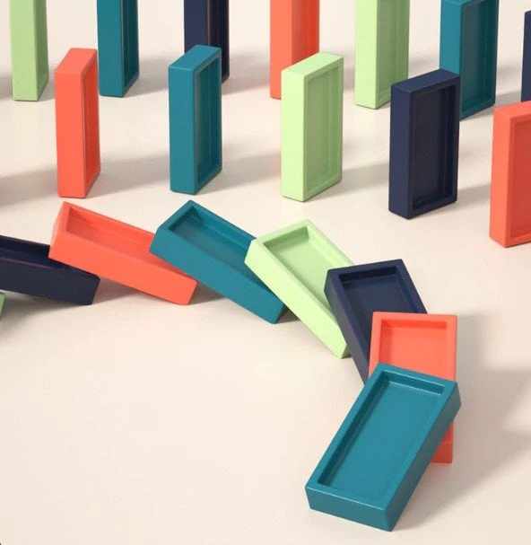Electric Train for Endless Domino Fun - Image 10