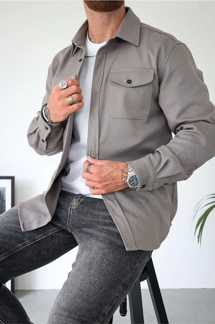 EliteThread™ Shirt Jacket — Wear Confidence That Commands Every Room - Image 21
