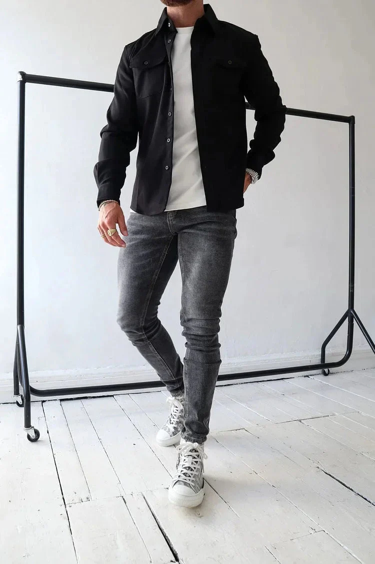 EliteThread™ Shirt Jacket — Wear Confidence That Commands Every Room - Image 29