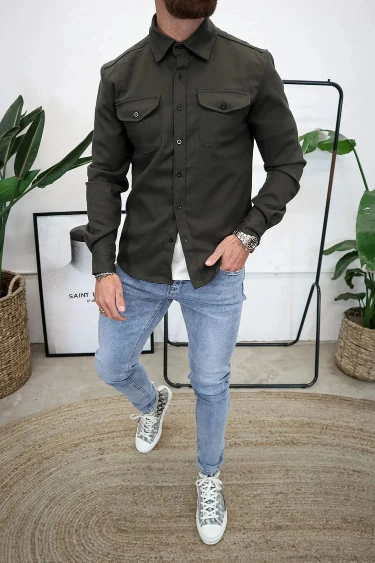 EliteThread™ Shirt Jacket — Wear Confidence That Commands Every Room - Image 5